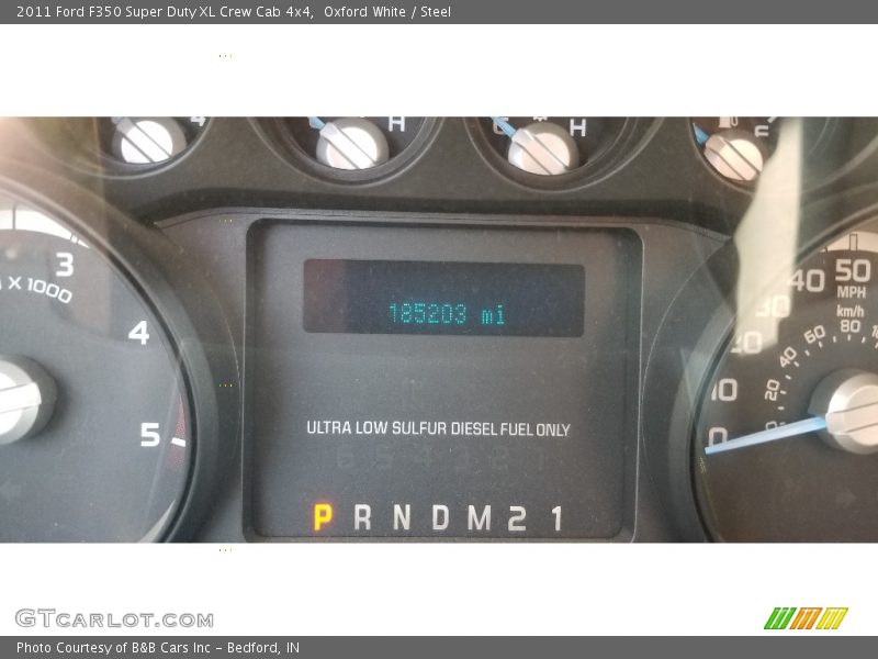Oxford White / Steel 2011 Ford F350 Super Duty XL Crew Cab 4x4