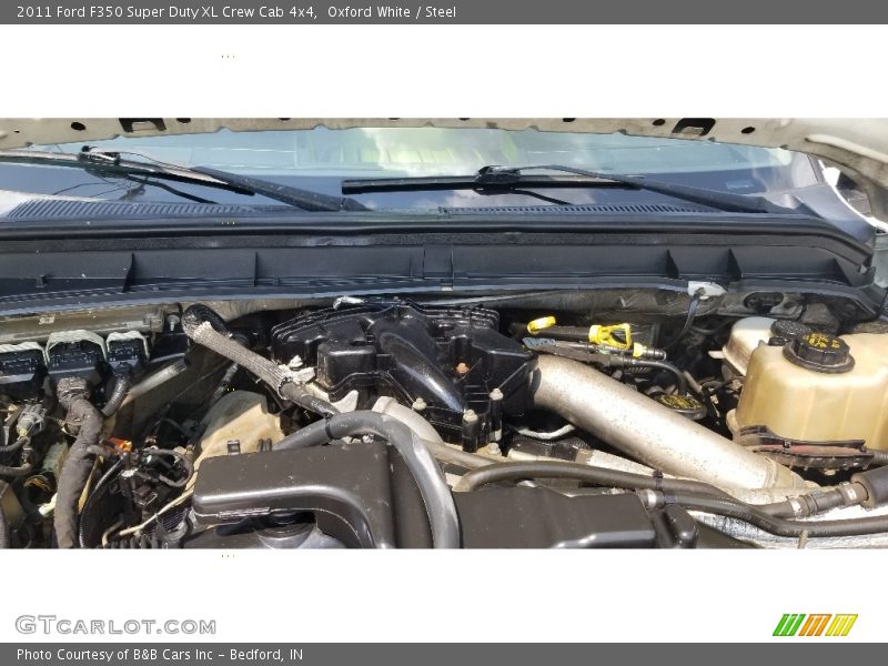 Oxford White / Steel 2011 Ford F350 Super Duty XL Crew Cab 4x4