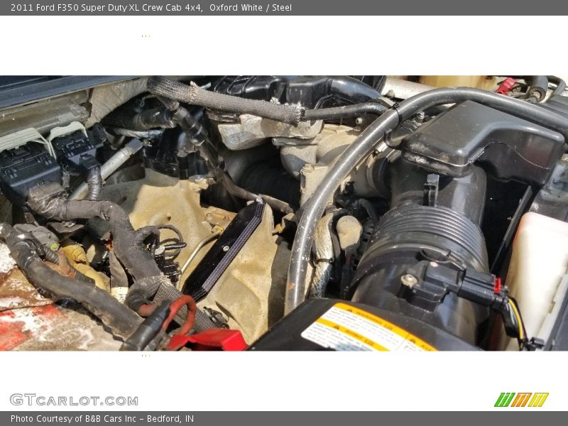 Oxford White / Steel 2011 Ford F350 Super Duty XL Crew Cab 4x4
