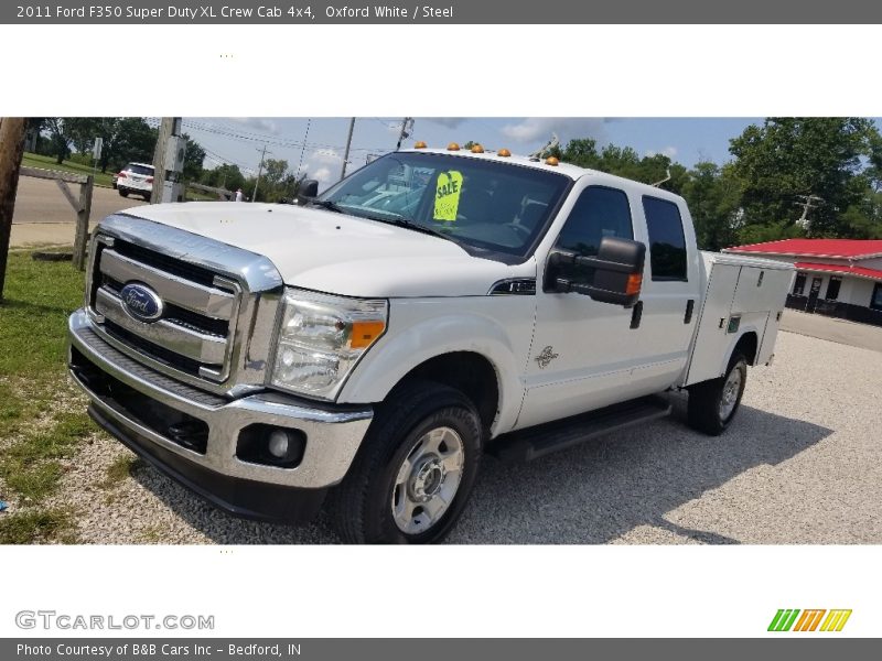 Oxford White / Steel 2011 Ford F350 Super Duty XL Crew Cab 4x4