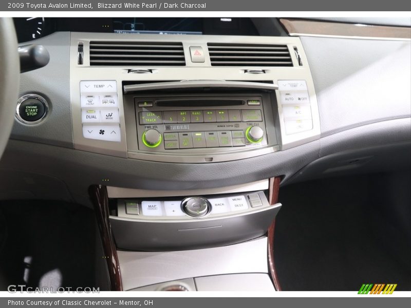 Blizzard White Pearl / Dark Charcoal 2009 Toyota Avalon Limited