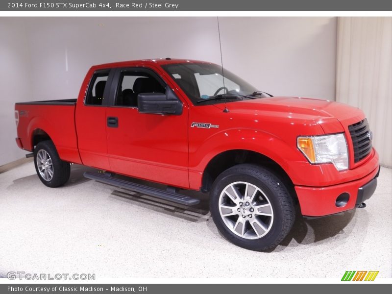 Race Red / Steel Grey 2014 Ford F150 STX SuperCab 4x4