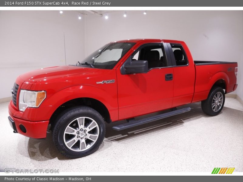 Race Red / Steel Grey 2014 Ford F150 STX SuperCab 4x4