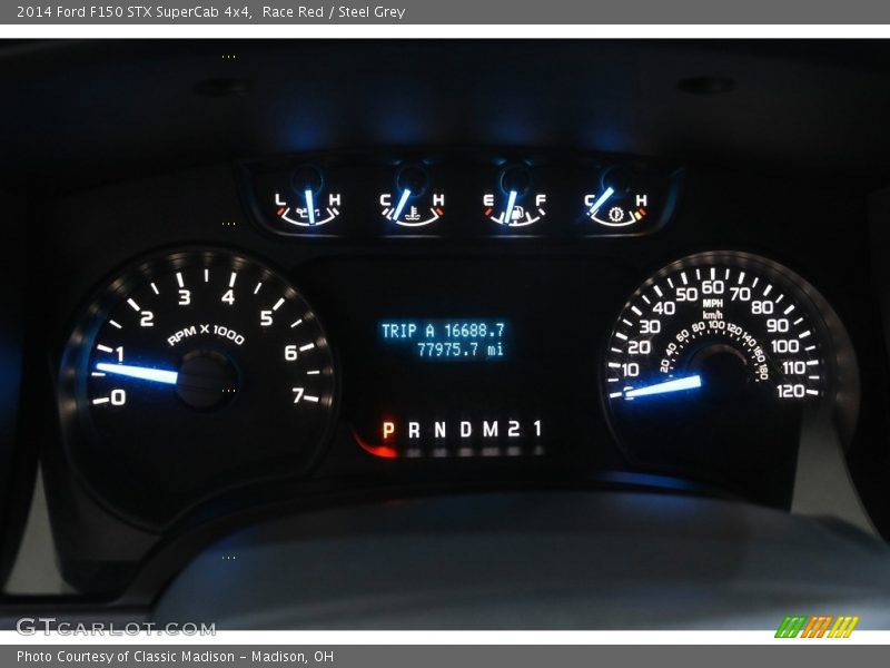 Race Red / Steel Grey 2014 Ford F150 STX SuperCab 4x4