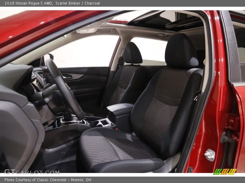 Scarlet Ember / Charcoal 2018 Nissan Rogue S AWD