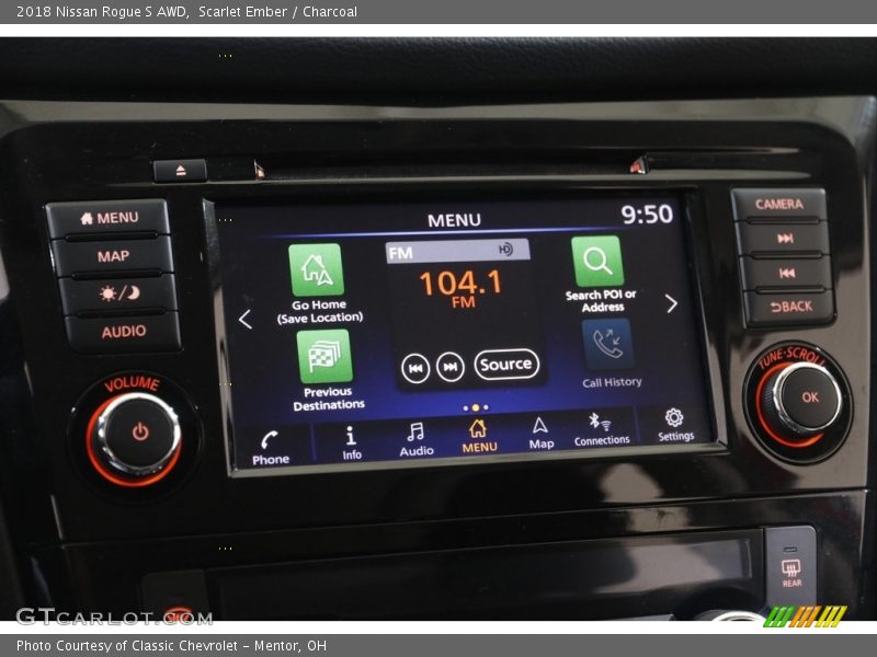 Scarlet Ember / Charcoal 2018 Nissan Rogue S AWD