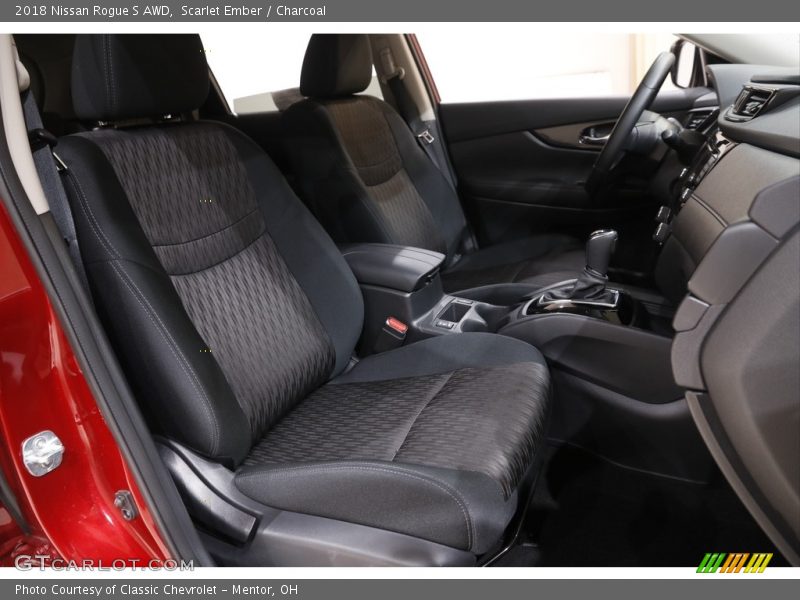 Scarlet Ember / Charcoal 2018 Nissan Rogue S AWD