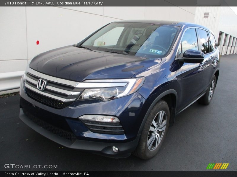 Front 3/4 View of 2018 Pilot EX-L AWD