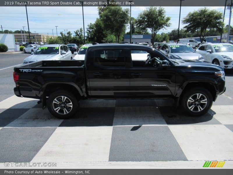 Midnight Black Metallic / Black 2019 Toyota Tacoma TRD Sport Double Cab