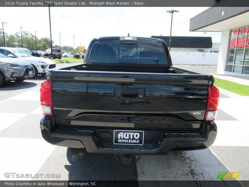 Midnight Black Metallic / Black 2019 Toyota Tacoma TRD Sport Double Cab