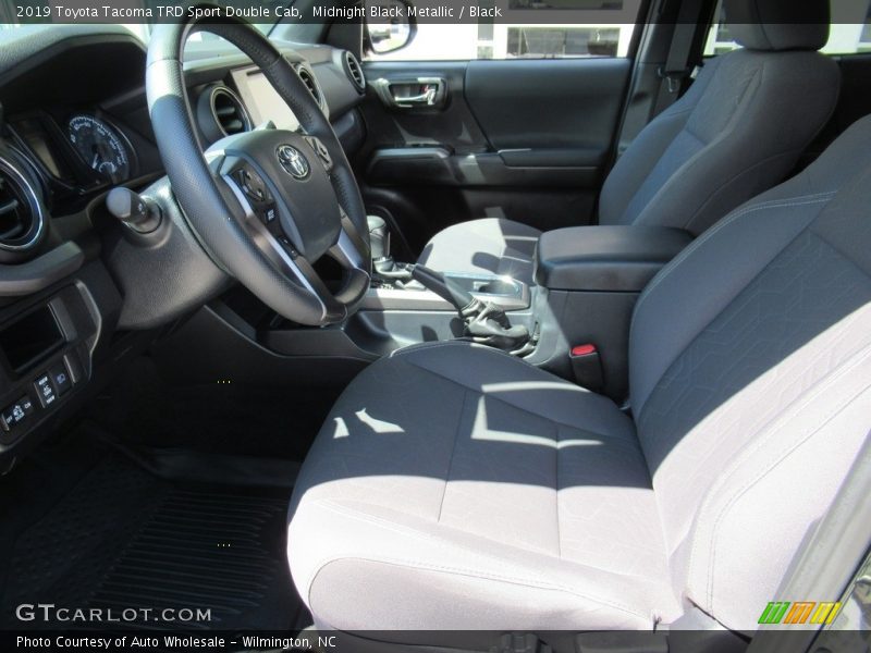 Midnight Black Metallic / Black 2019 Toyota Tacoma TRD Sport Double Cab