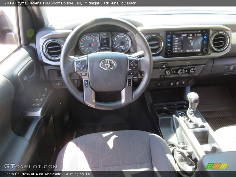 Midnight Black Metallic / Black 2019 Toyota Tacoma TRD Sport Double Cab