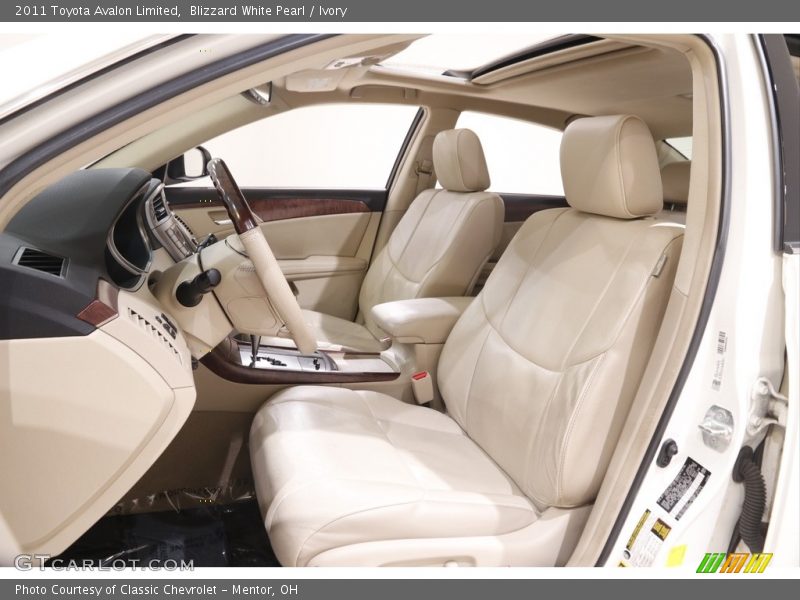 Blizzard White Pearl / Ivory 2011 Toyota Avalon Limited