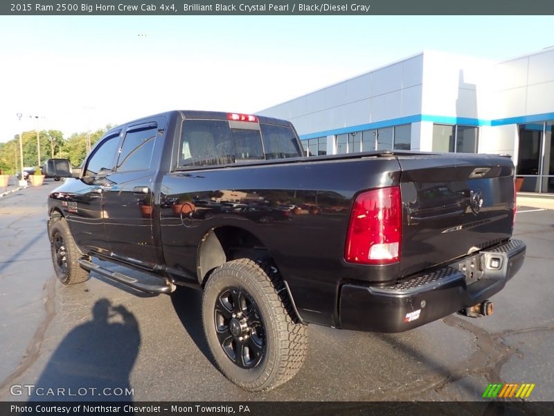 Brilliant Black Crystal Pearl / Black/Diesel Gray 2015 Ram 2500 Big Horn Crew Cab 4x4