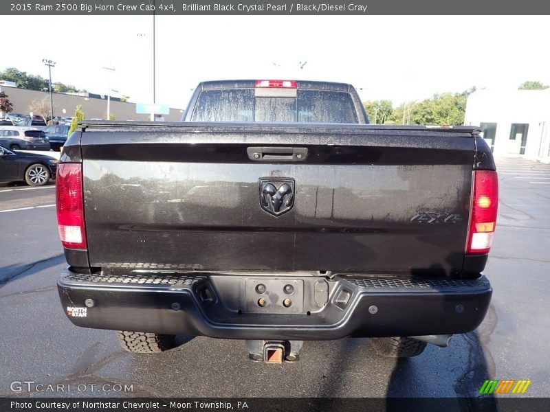 Brilliant Black Crystal Pearl / Black/Diesel Gray 2015 Ram 2500 Big Horn Crew Cab 4x4