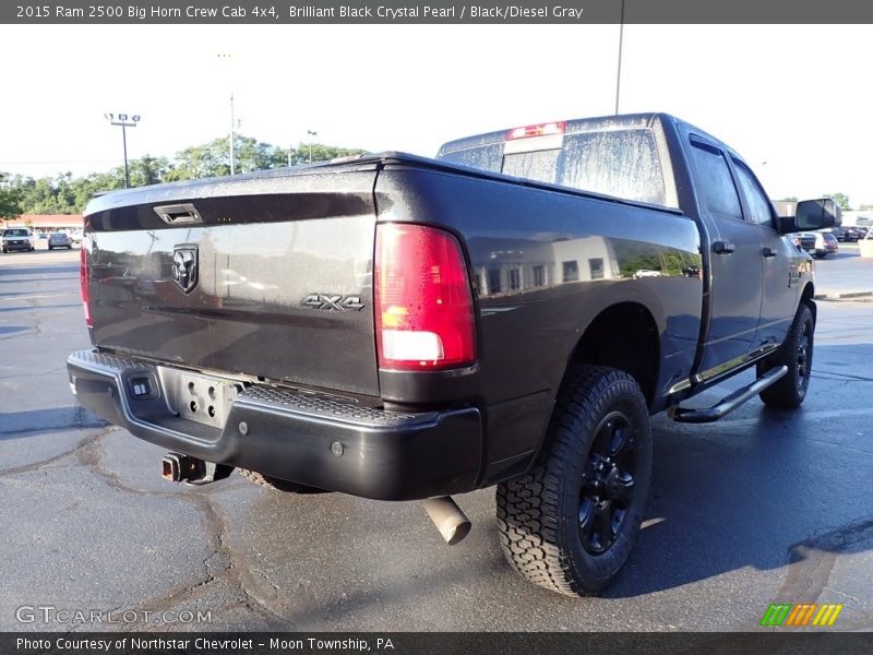 Brilliant Black Crystal Pearl / Black/Diesel Gray 2015 Ram 2500 Big Horn Crew Cab 4x4
