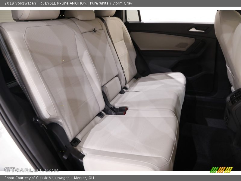 Pure White / Storm Gray 2019 Volkswagen Tiguan SEL R-Line 4MOTION