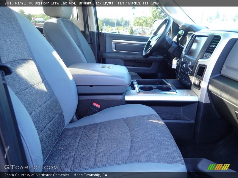 Front Seat of 2015 2500 Big Horn Crew Cab 4x4