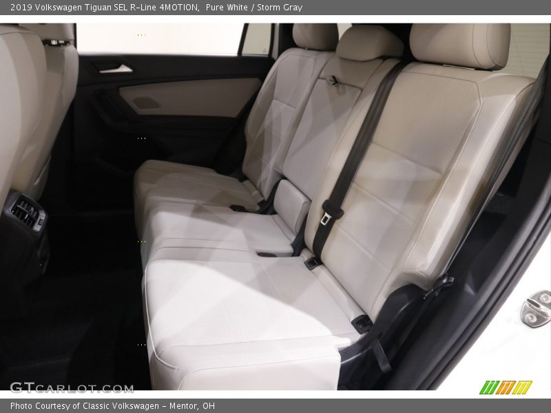 Pure White / Storm Gray 2019 Volkswagen Tiguan SEL R-Line 4MOTION