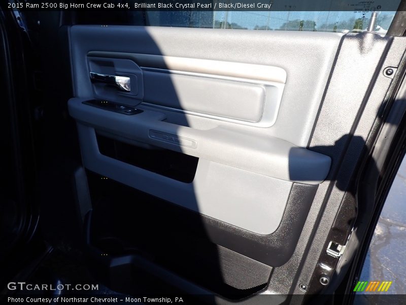 Brilliant Black Crystal Pearl / Black/Diesel Gray 2015 Ram 2500 Big Horn Crew Cab 4x4