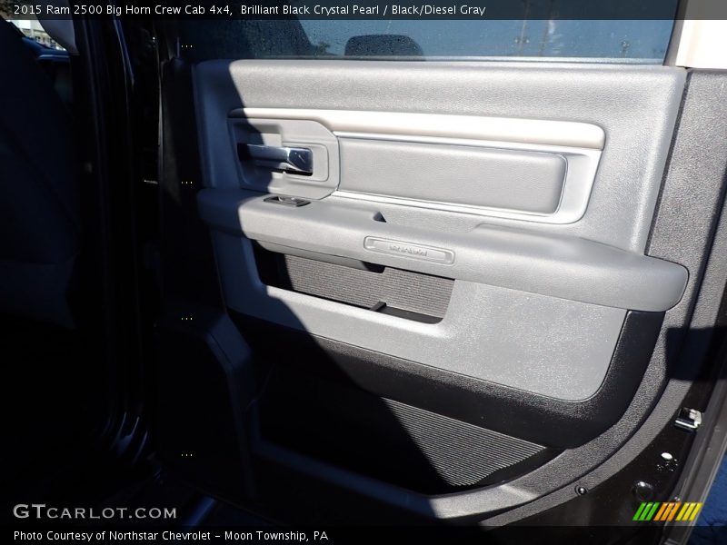 Brilliant Black Crystal Pearl / Black/Diesel Gray 2015 Ram 2500 Big Horn Crew Cab 4x4
