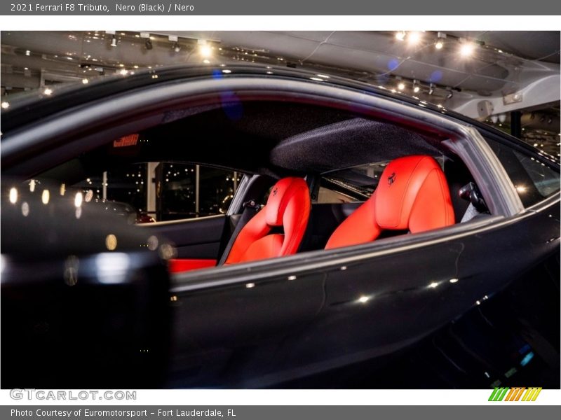 Front Seat of 2021 F8 Tributo