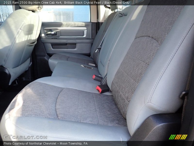Rear Seat of 2015 2500 Big Horn Crew Cab 4x4