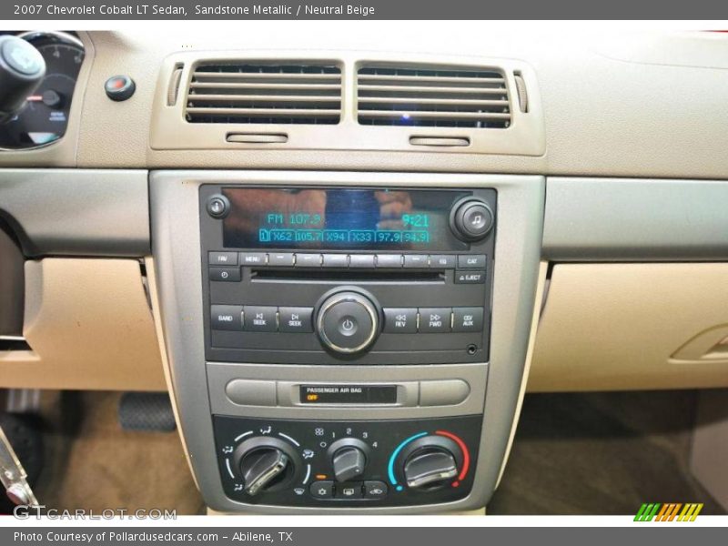 Sandstone Metallic / Neutral Beige 2007 Chevrolet Cobalt LT Sedan