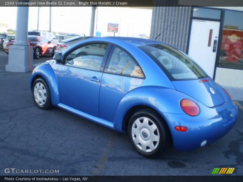 Bright Blue Metallic / Cream 1999 Volkswagen New Beetle GL Coupe