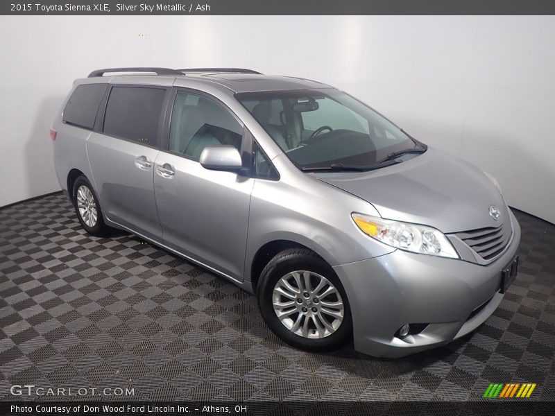 Silver Sky Metallic / Ash 2015 Toyota Sienna XLE