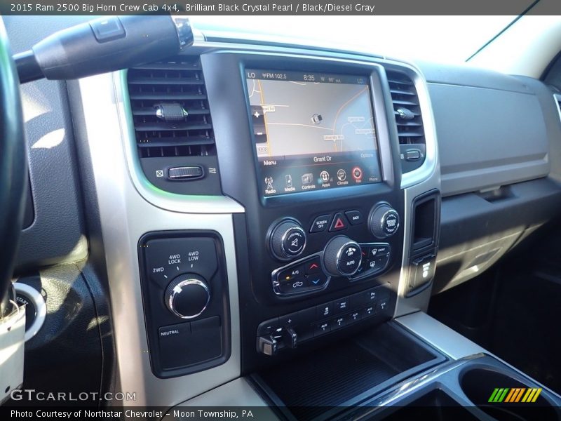 Controls of 2015 2500 Big Horn Crew Cab 4x4