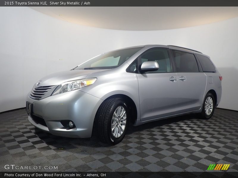 Silver Sky Metallic / Ash 2015 Toyota Sienna XLE