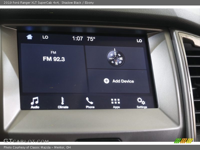 Shadow Black / Ebony 2019 Ford Ranger XLT SuperCab 4x4