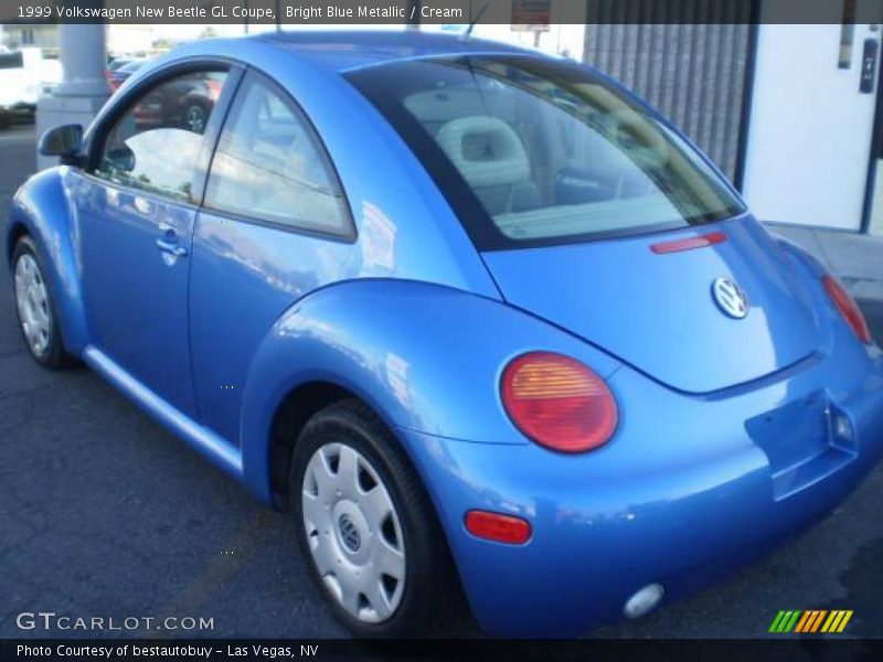 Bright Blue Metallic / Cream 1999 Volkswagen New Beetle GL Coupe