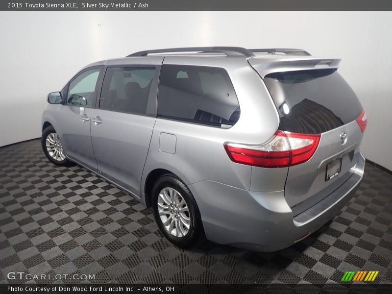 Silver Sky Metallic / Ash 2015 Toyota Sienna XLE