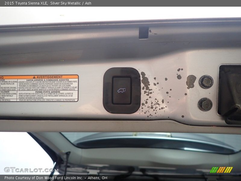 Silver Sky Metallic / Ash 2015 Toyota Sienna XLE