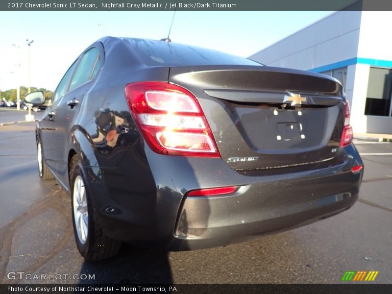 Nightfall Gray Metallic / Jet Black/Dark Titanium 2017 Chevrolet Sonic LT Sedan