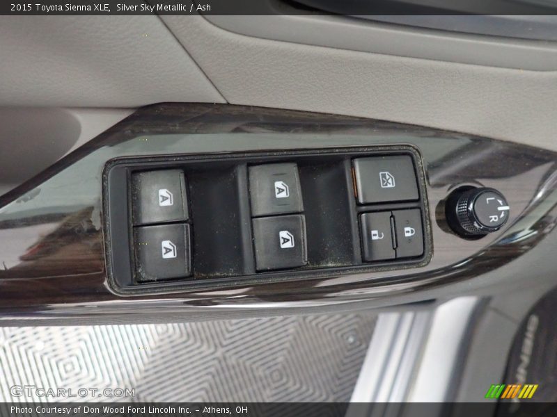 Silver Sky Metallic / Ash 2015 Toyota Sienna XLE