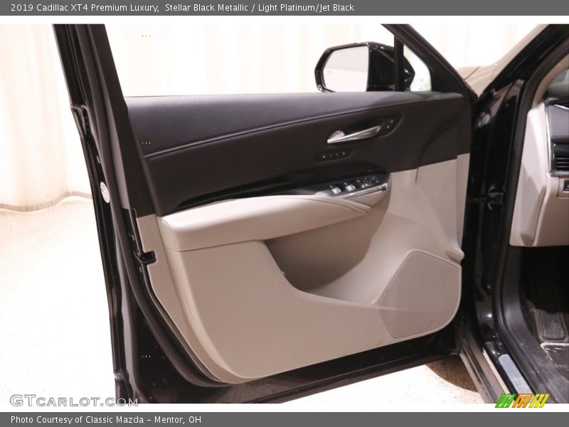 Stellar Black Metallic / Light Platinum/Jet Black 2019 Cadillac XT4 Premium Luxury