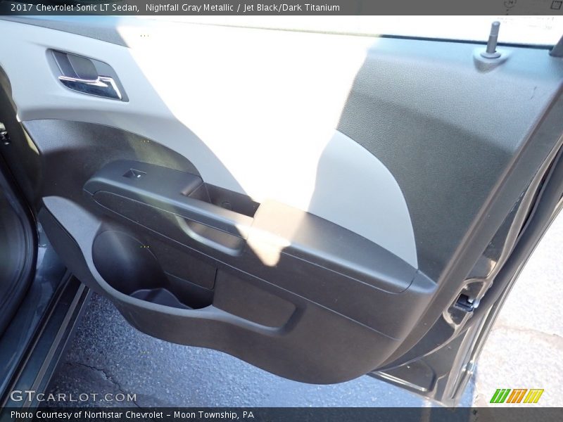 Nightfall Gray Metallic / Jet Black/Dark Titanium 2017 Chevrolet Sonic LT Sedan