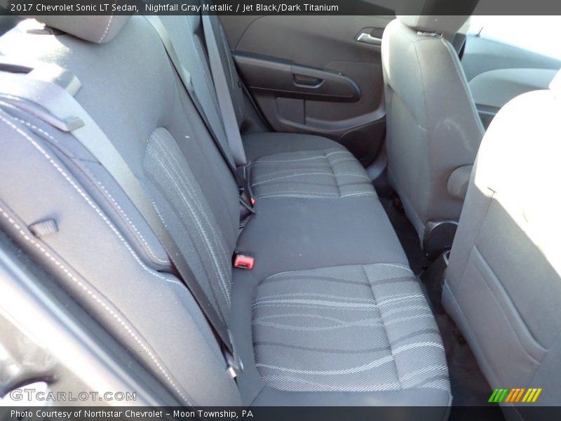 Nightfall Gray Metallic / Jet Black/Dark Titanium 2017 Chevrolet Sonic LT Sedan