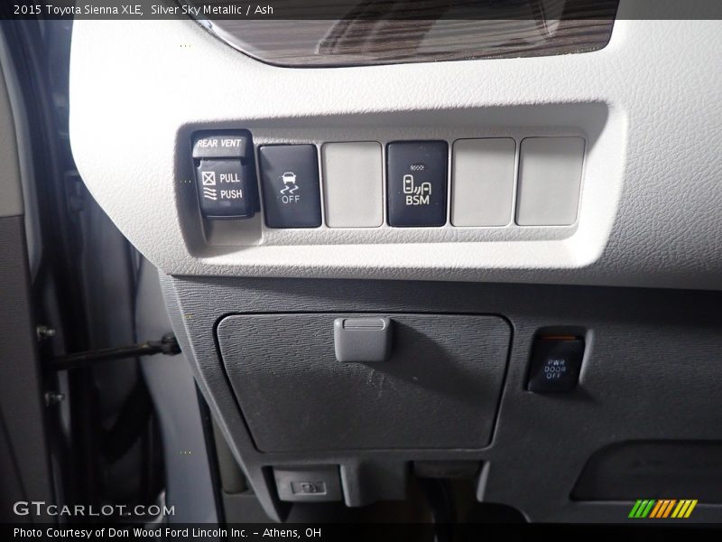 Silver Sky Metallic / Ash 2015 Toyota Sienna XLE
