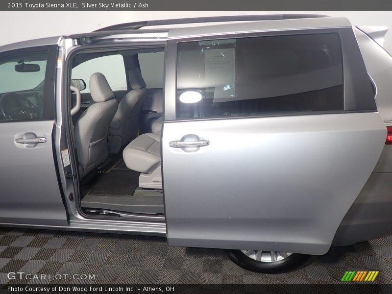 Silver Sky Metallic / Ash 2015 Toyota Sienna XLE