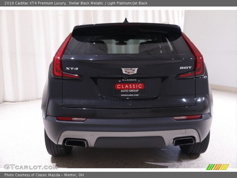 Stellar Black Metallic / Light Platinum/Jet Black 2019 Cadillac XT4 Premium Luxury