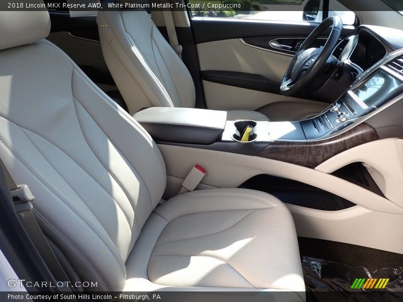 White Platinum Metallic Tri-Coat / Cappuccino 2018 Lincoln MKX Reserve AWD