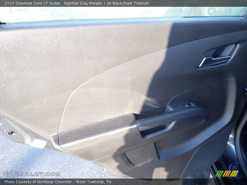 Nightfall Gray Metallic / Jet Black/Dark Titanium 2017 Chevrolet Sonic LT Sedan