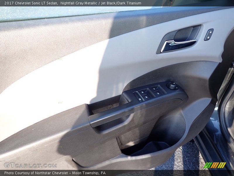 Nightfall Gray Metallic / Jet Black/Dark Titanium 2017 Chevrolet Sonic LT Sedan