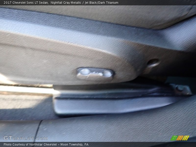 Nightfall Gray Metallic / Jet Black/Dark Titanium 2017 Chevrolet Sonic LT Sedan