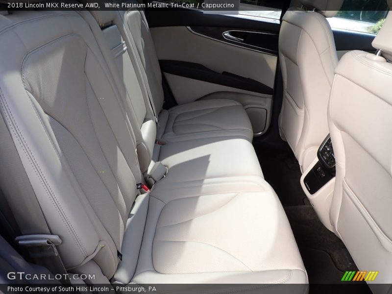 White Platinum Metallic Tri-Coat / Cappuccino 2018 Lincoln MKX Reserve AWD