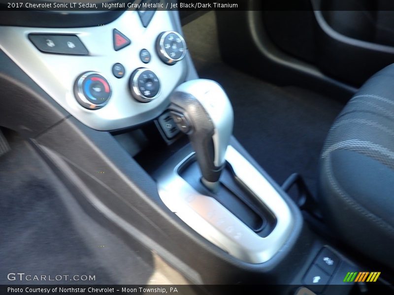 Nightfall Gray Metallic / Jet Black/Dark Titanium 2017 Chevrolet Sonic LT Sedan